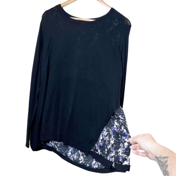 New with Tag Womens Simply Vera Vera Wang Mystical Amethyst Layered Sweater Plus - Picture 6 of 16